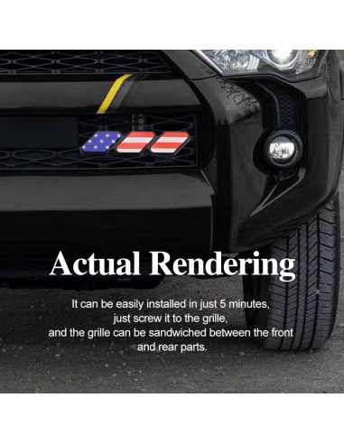 Insignia Decorativa de Rejilla TRD CHRYMUM 10x2.5cm Coloreado