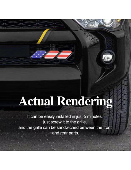 Insignia Decorativa de Rejilla TRD CHRYMUM 10x2.5cm Coloreado