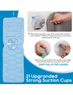 Almohada de Baño Completo OMYSTYLE 127x40.64cm Azul 2