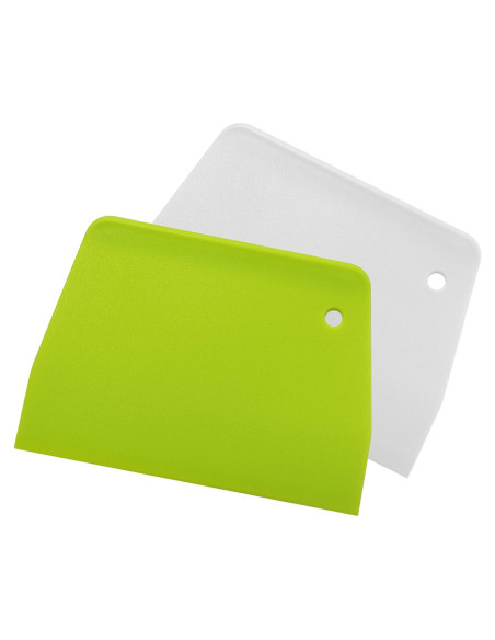 Espátulas de Masa ALLTOP - Juego de 2 Piezas - Plástico Duro