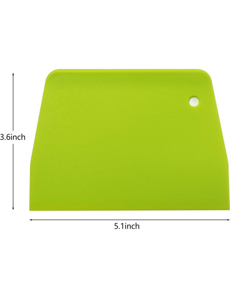 Espátulas de Masa ALLTOP - Juego de 2 Piezas - Plástico Duro