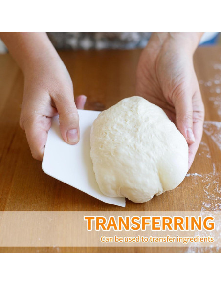 Espátulas de Masa ALLTOP - Juego de 2 Piezas - Plástico Duro