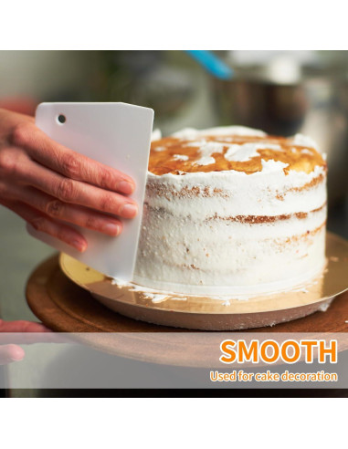 Espátulas de Masa ALLTOP - Juego de 2 Piezas - Plástico Duro