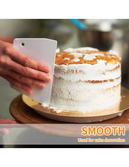 Espátulas de Masa ALLTOP - Juego de 2 Piezas - Plástico Duro