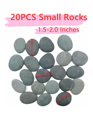 50PCS Rocas Naturales para Pintar Lifetop - Medianas y Pequeñas