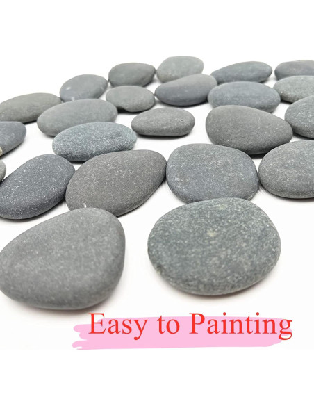 50PCS Rocas Naturales para Pintar Lifetop - Medianas y Pequeñas