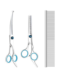 Kit de Tijeras para Aseo de Perros Maxshop - Juego de 3