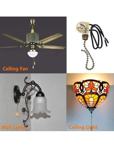 Interruptor de Luz para Ventilador de Techo Zing Ear ZE-109