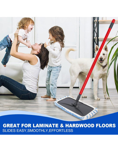 Juego de 2 Almohadillas de Fregona Reutilizables kCarpoly 38x20 cm