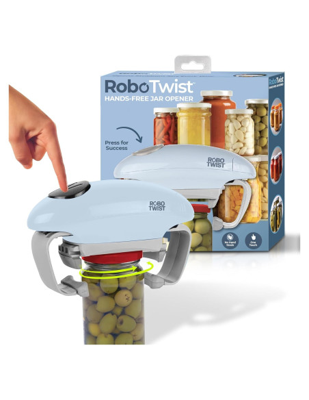 Abridor de Tarros Eléctrico EMSON Robotwist Azul Automático