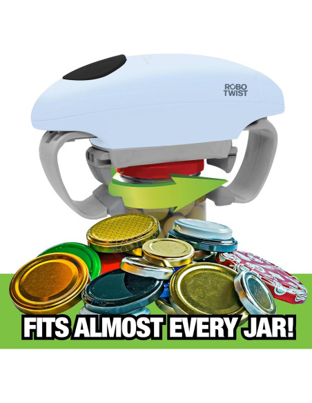 Abridor de Tarros Eléctrico EMSON Robotwist Azul Automático