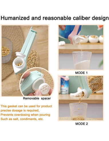 4 Clips de Sellado de Comida DEFORAGE con Boquilla - 108g