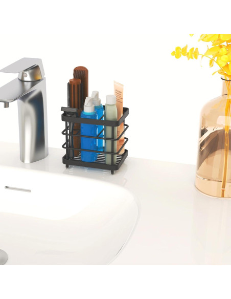 Soporte para Cepillos de Dientes WHALCHI Acero Inoxidable Negro