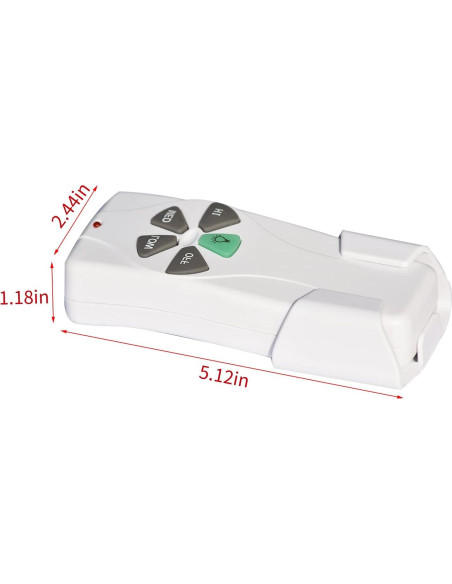 Control Remoto para Ventilador de Techo WN 53T+R28 Regulable