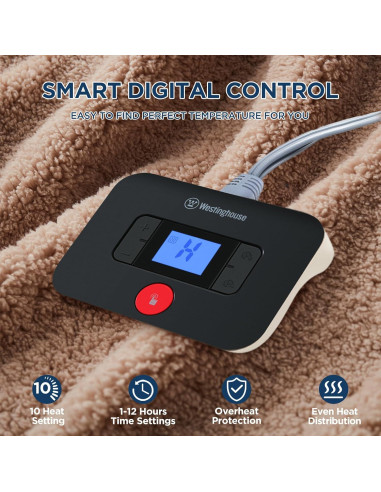 Manta Eléctrica Westinghouse Individual Sherpa 200GSM 10 Niveles