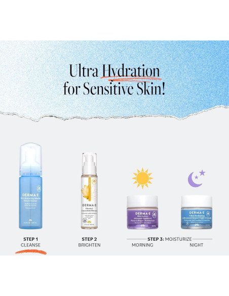 Limpiador Facial Espumoso Derma E 150g - Hidratante Vegano Limpiador Facial Espumoso Derma E 150g - Hidratante Vegano