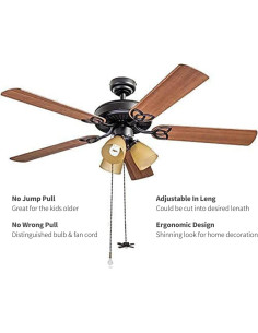 Extensor de cadena de tirón para ventilador de techo Antiguo 2