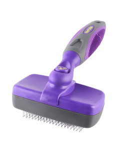 Cepillo Autolimpiante Hertzko para Mascotas - Pequeño Piel Sensible