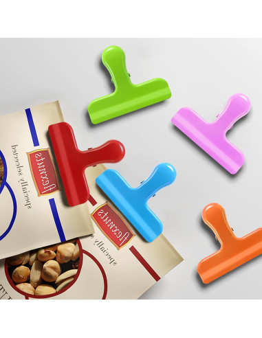 Clips de Bolsa TONOS de Acero Inoxidable 7.62 cm - 6 Piezas