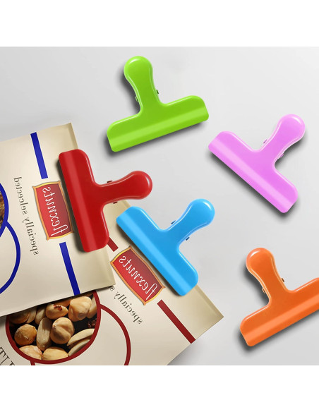 Clips de Bolsa TONOS de Acero Inoxidable 7.62 cm - 6 Piezas Clips de Bolsa TONOS de Acero Inoxidable 7.62 cm - 6 Piezas