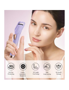 Rizador de Pestañas Eléctrico Acavado - Calentamiento 10s 2