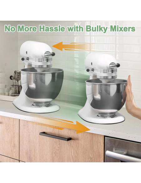 Alfombrilla deslizante KitchenAid 4.5 QT - Acrílico Negro