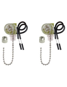 Interruptor de Luz de Cadena ZING EAR ZE-109 para Ventilador de Techo