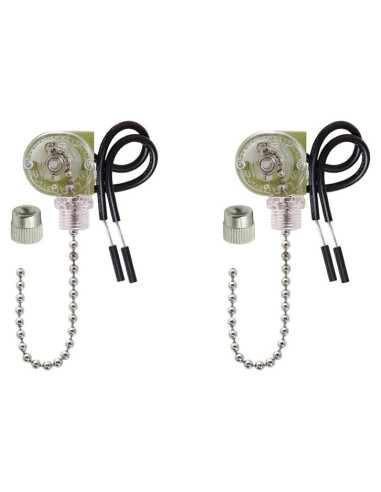 Interruptor de Luz de Cadena ZING EAR ZE-109 para Ventilador de Techo