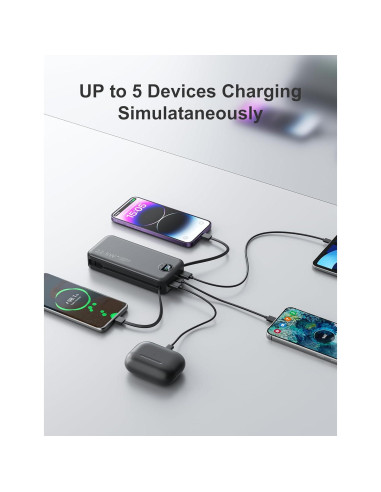 Banco de Energía 20000mAh Dongguan Cargador Rápido USB-C