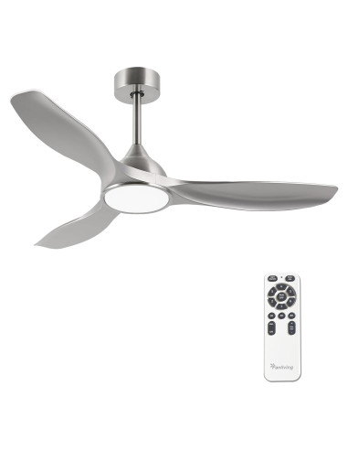 Ventilador de Techo Moderno Fanliving 52" DC Silencioso 6 Velocidades