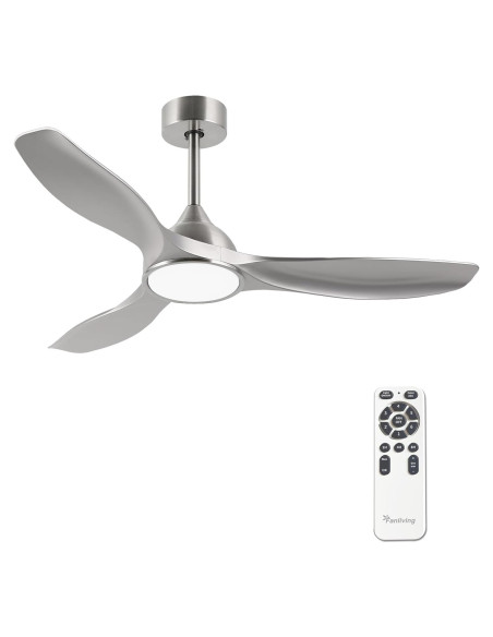 Ventilador de Techo Moderno Fanliving 52" DC Silencioso 6 Velocidades Ventilador de Techo Moderno Fanliving 52" DC Silencioso 6 Velocidades