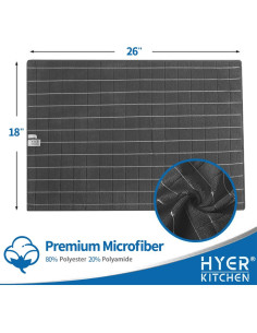 Toallas de Cocina de Microfibra HYER KITCHEN - 8 Piezas 66x46cm 2