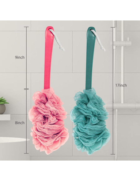 Esfregador de Espalda Evmliy para Ducha 2Pack - Lufa Exfoliante