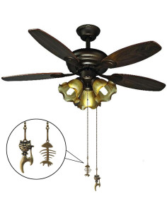 Extensor de Cadena de Tirar Ventilador de Techo Hyamass 30cm 2 Pzs 2