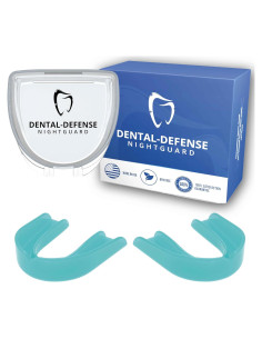 Protector Bucal Nocturno Dental Defense - 2 Unidades Aqua