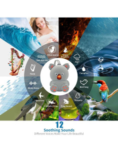 Máquina de Sonido para Bebés JUNFU J923 con Bluetooth y Luz 2