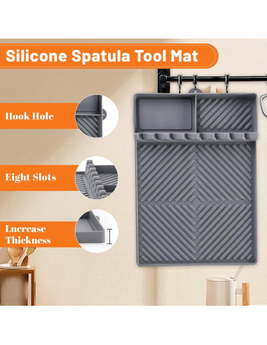 Alfombrilla de Silicona para Parrilla Blackstone 40.64x29.21cm