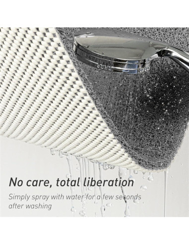 Alfombra Antideslizante Beige LKYJD 40x60cm para Baño