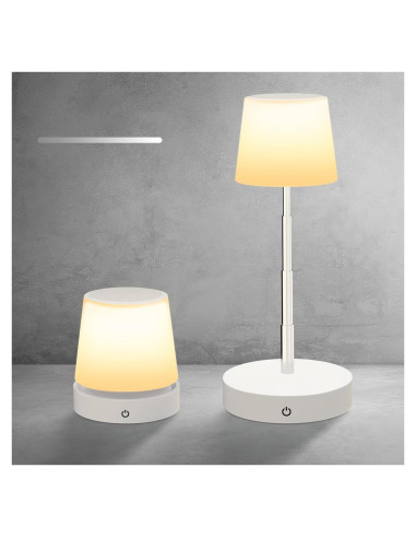 Lámpara de Mesa LED Táctil Regulable USB - 10.49x10.49cm