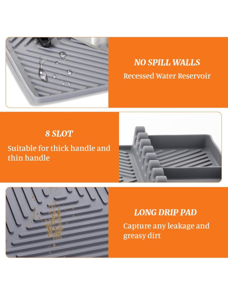 Alfombrilla de Silicona para Parrilla Blackstone 40.64x29.21cm