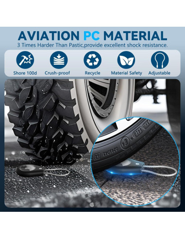 Soporte Impermeable Ljusmicker para Airtag - 4 Fundas Antipérdida