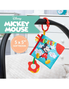 Libro Suave para Bebés Mickey Mouse Kids Preferred 12.7 cm 2