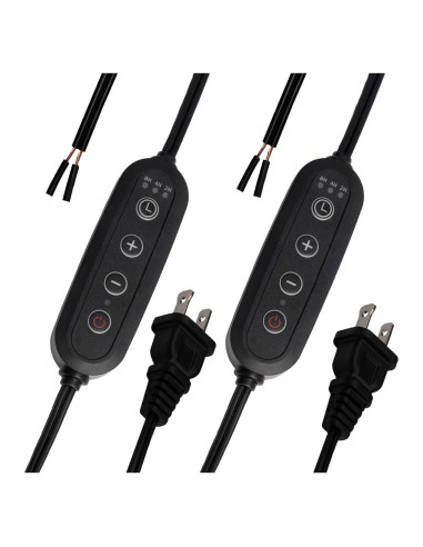 2 Pack Interruptor Regulador Temporizado 1.8m DD BEST 100W
