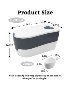 Contenedor de Almacenamiento de Comida para Mascotas BNOSDM 3.2 kg 2