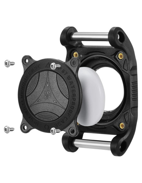 Soporte Impermeable para Collar de Perro AirTag Petanims - Negro Soporte Impermeable para Collar de Perro AirTag Petanims - Negro