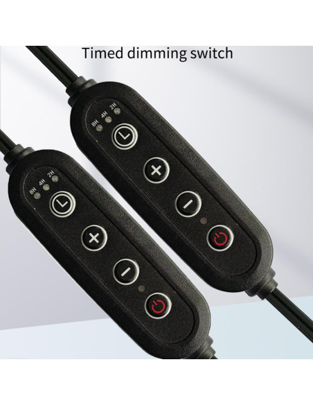 2 Pack Interruptor Regulador Temporizado 1.8m DD BEST 100W