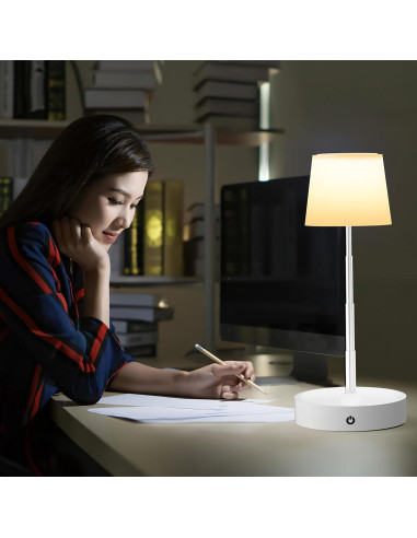 Lámpara de Mesa LED Táctil Regulable USB - 10.49x10.49cm