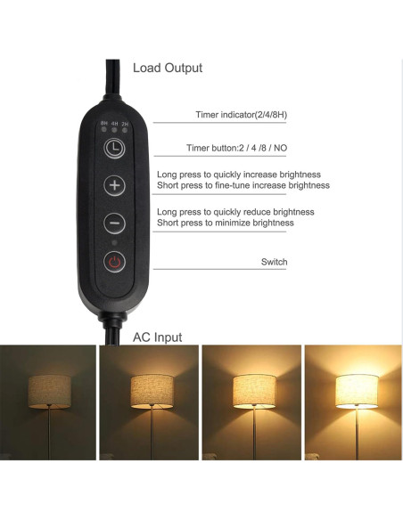 2 Pack Interruptor Regulador Temporizado 1.8m DD BEST 100W
