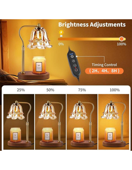 2 Pack Interruptor Regulador Temporizado 1.8m DD BEST 100W