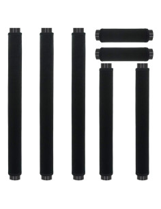 Cubiertas de Mango ZAWAGIIK 7 Piezas Lavables Negro